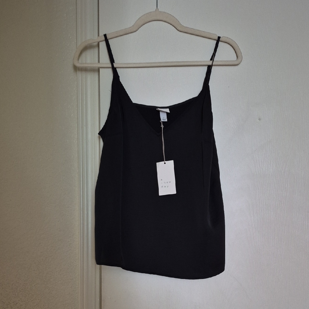 a new day Black Camisole Top